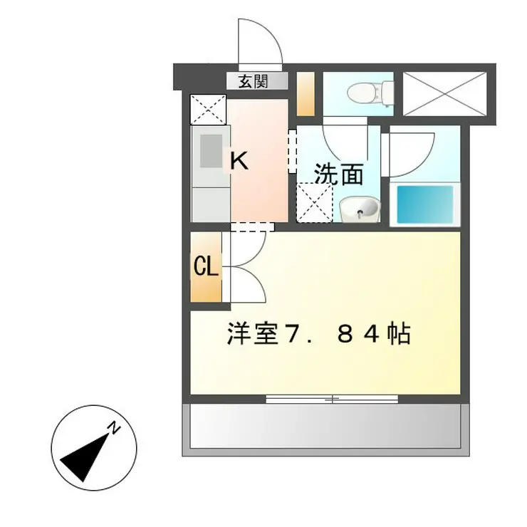 ファースト貴城 3階階 間取り