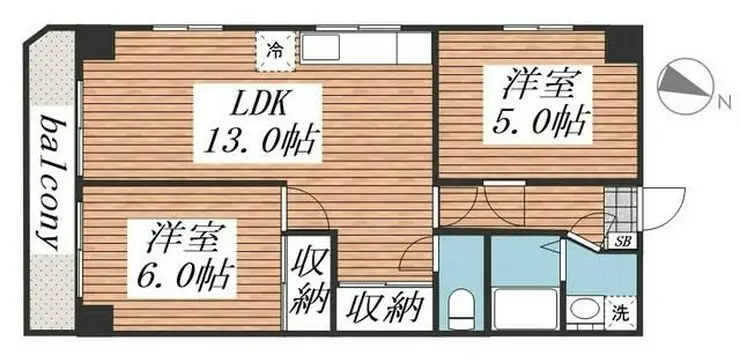 ハイライフ第二行徳 3階階 間取り