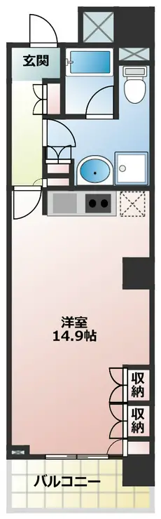 ドレイクふじみ野 13階階 間取り