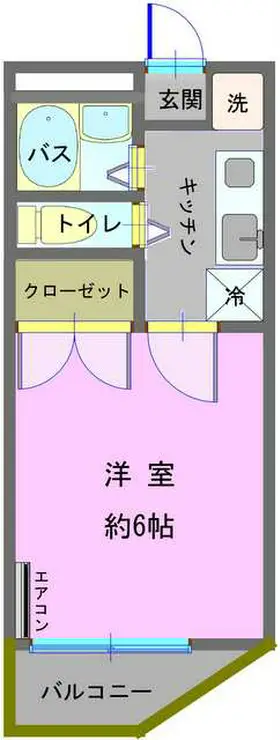 サウザントハウスⅢ 3階階 間取り