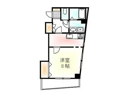 パルメゾン今橋駅前(1K/4階)の間取り写真