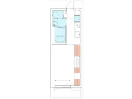 リブリ・相模大野III(1K/3階)の間取り写真