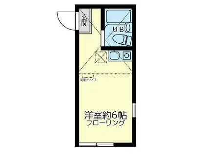 ユナイト寛政エルナンデス(ワンルーム/1階)の間取り写真