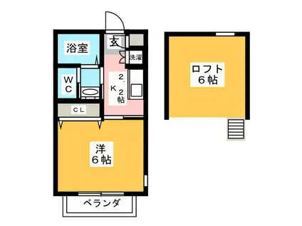 SAINT SOLEIL YOKOHAMA(1K/1階)の間取り写真