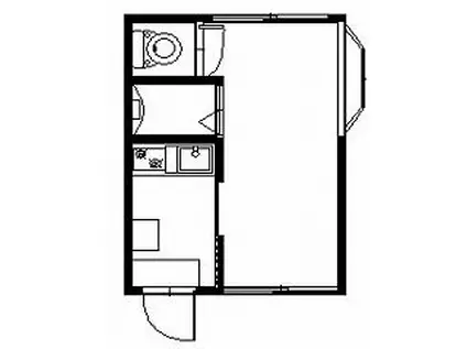 グラシアス(1K/1階)の間取り写真