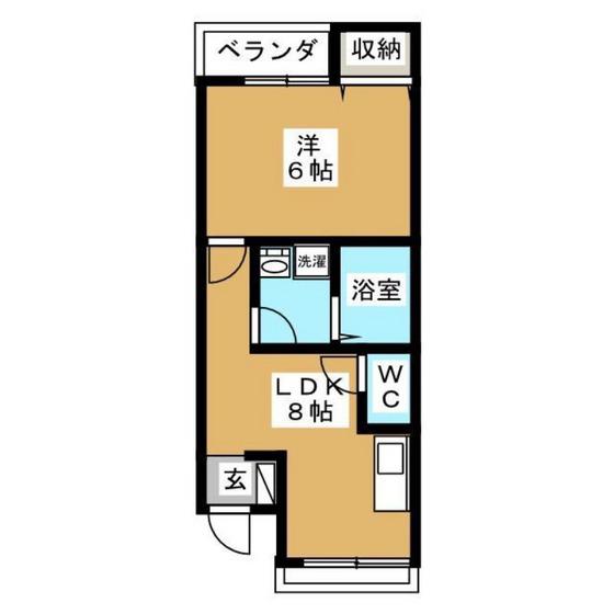 セントラル壱番館(1LDK/1階)の間取り写真