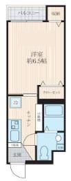 フォセット西川口(1K/1階)の間取り写真