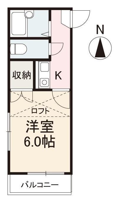 ASHIYAVIVID観光町(1K/2階)の間取り写真