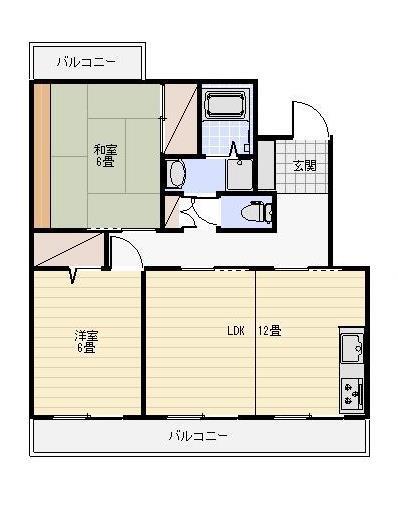 パールマンションITO(3DK/3階)の間取り写真