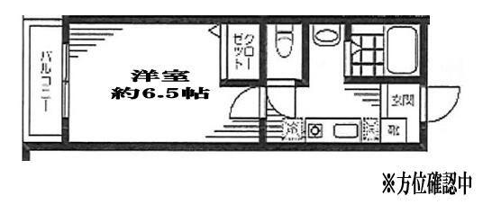 GRANHILLS OOBUKURO グランヒルズ大袋(1K/2階)の間取り写真