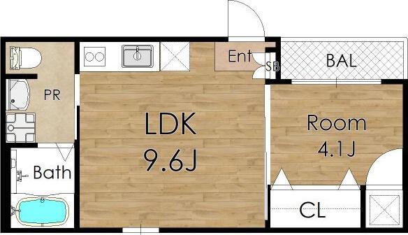 F MAISON LIEBE(1LDK/3階)の間取り写真