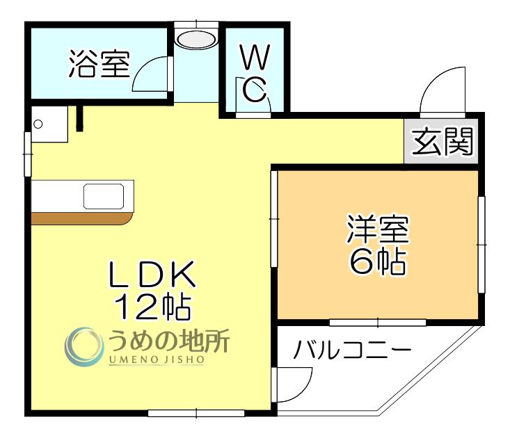 ST.SWITHUN(1LDK/2階)の間取り写真