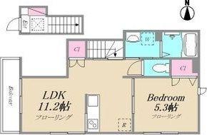 ヴィリヤ アマンダ(1LDK/2階)の間取り写真