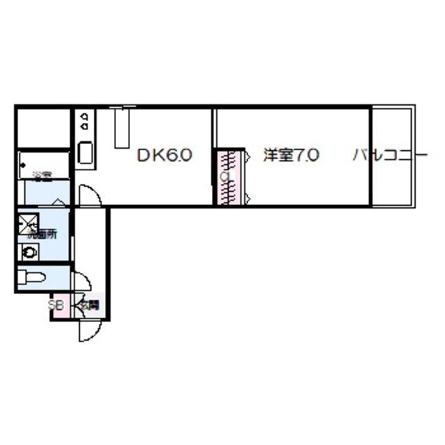 ACTY-I(1DK/8階)の間取り写真