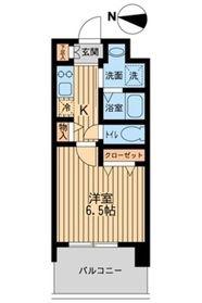 レジディア船橋II(1K/3階)の間取り写真