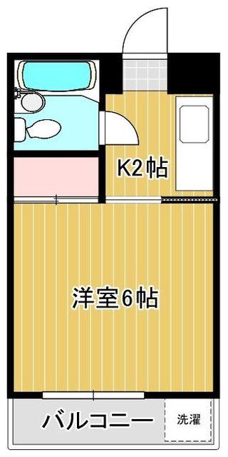 カノープスα(1K/2階)の間取り写真