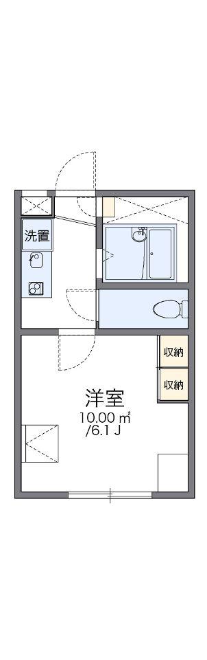 レオパレス華みずきII(1K/1階)の間取り写真