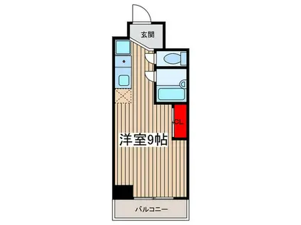 カーサ錦糸町(ワンルーム/4階)の間取り写真