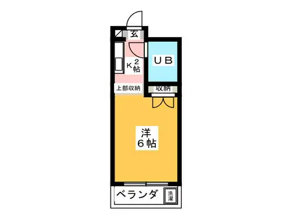 サンクレスト堀江(ワンルーム/1階)の間取り写真