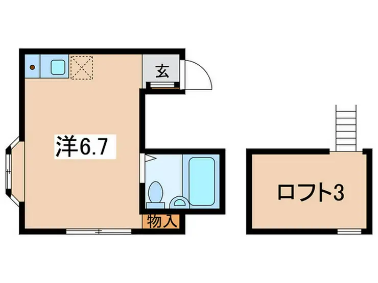 トゥインクル 2階階 間取り