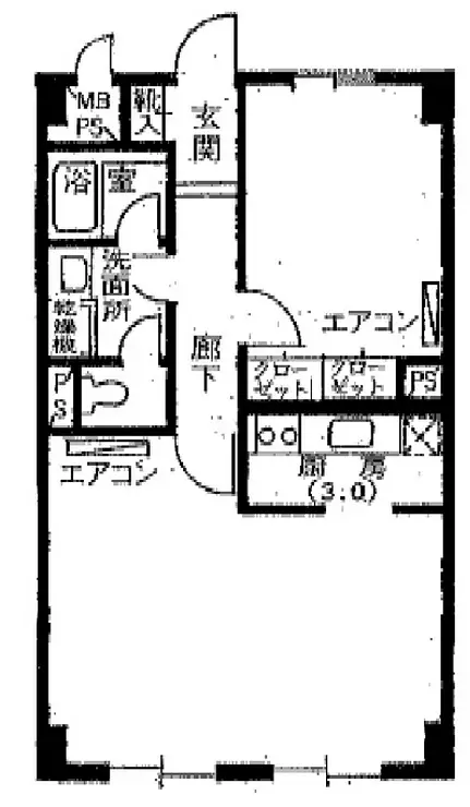 シャトレ代官山アネックス 3階階 間取り