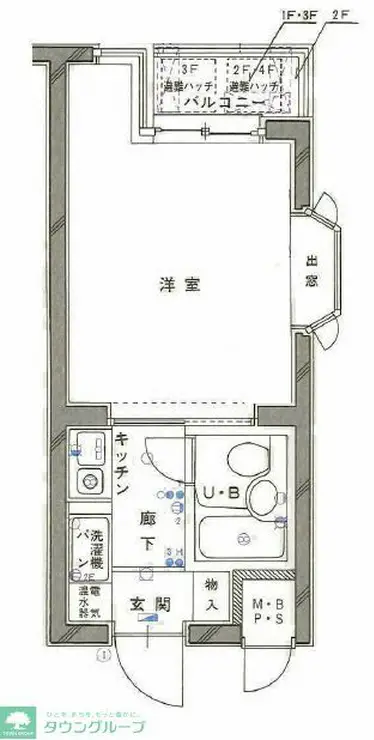 日神パレス戸塚 3階階 間取り