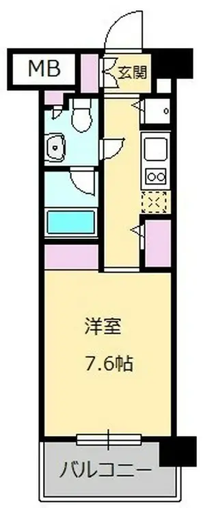 ニューシティアパートメンツ亀戸 3階階 間取り