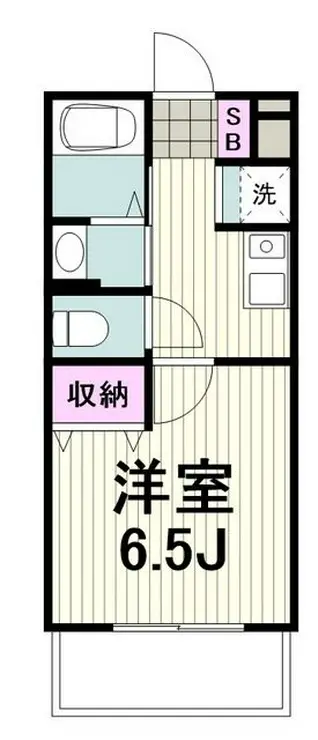 ビジューコリヌ 1階階 間取り
