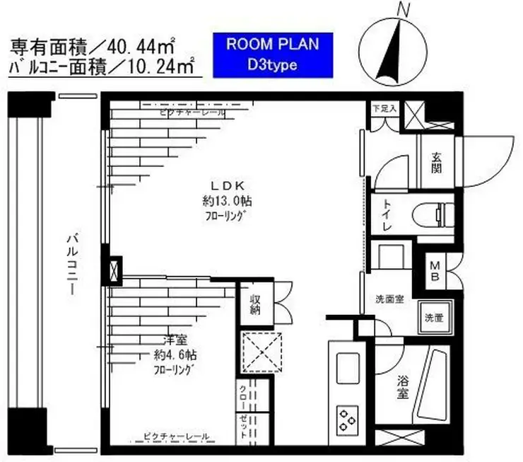 ステージグランデ錦糸町 7階階 間取り