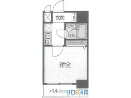 エスリード新大阪第3(ワンルーム/2階)の間取り写真