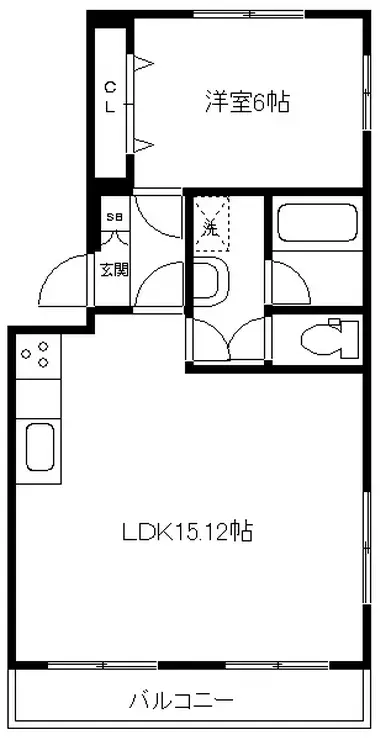 グリーンヒル藤が丘C 3階階 間取り