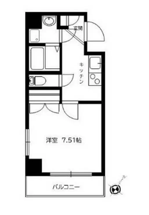 PAULOWNIA VALLEY TAKE4 西横浜 5階階 間取り