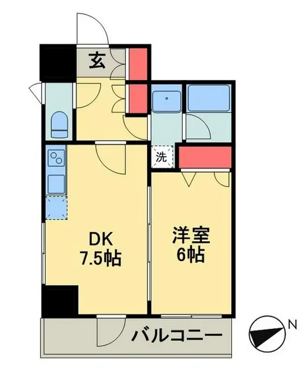 銀座レジデンス壱番館 4階階 間取り