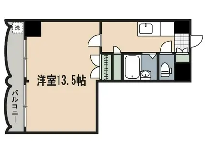 ロイヤルセンチュリー(1K/4階)の間取り写真