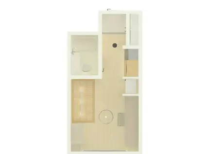 プラザ信州松本(1K/3階)の間取り写真