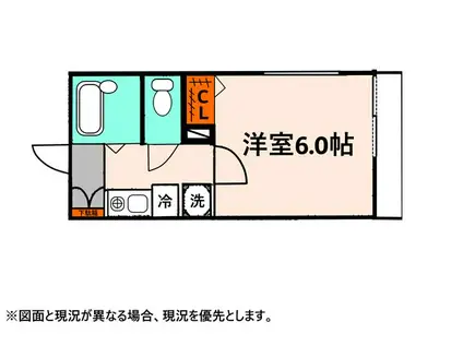 フェリーチェ阿佐ヶ谷V(1K/2階)の間取り写真