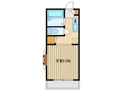 エスポワール半田(ワンルーム/3階)の間取り写真