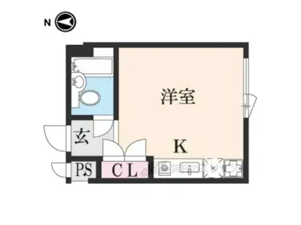 GRANDLATTICESAYAMACH(1K/2階)の間取り写真