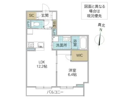 プルミエール(1LDK/1階)の間取り写真
