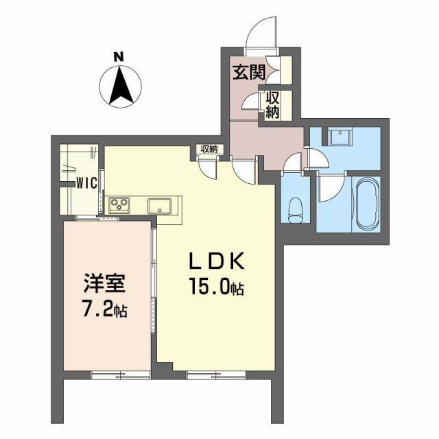 ベレオ ラ・カシータ(1LDK/1階)の間取り写真