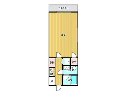 ローズガーデンI(1K/7階)の間取り写真