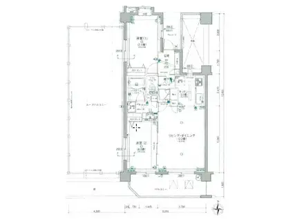 日神パレステージあきるの南(2LDK/6階)の間取り写真
