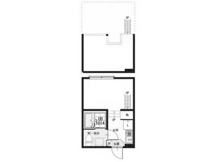 STAGE 蓮根(ワンルーム/1階)の間取り写真