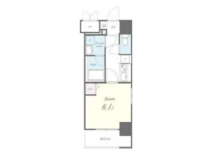 インベリアルケーズヴィラ(1K/1階)の間取り写真