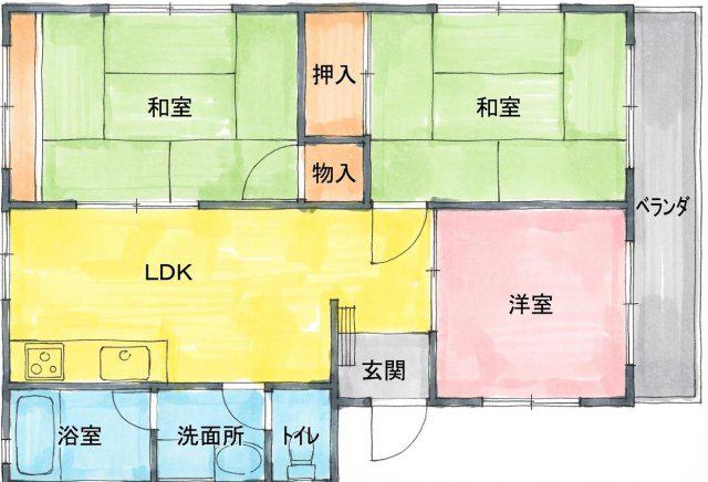 プロヴァンス(3LDK/3階)の間取り写真