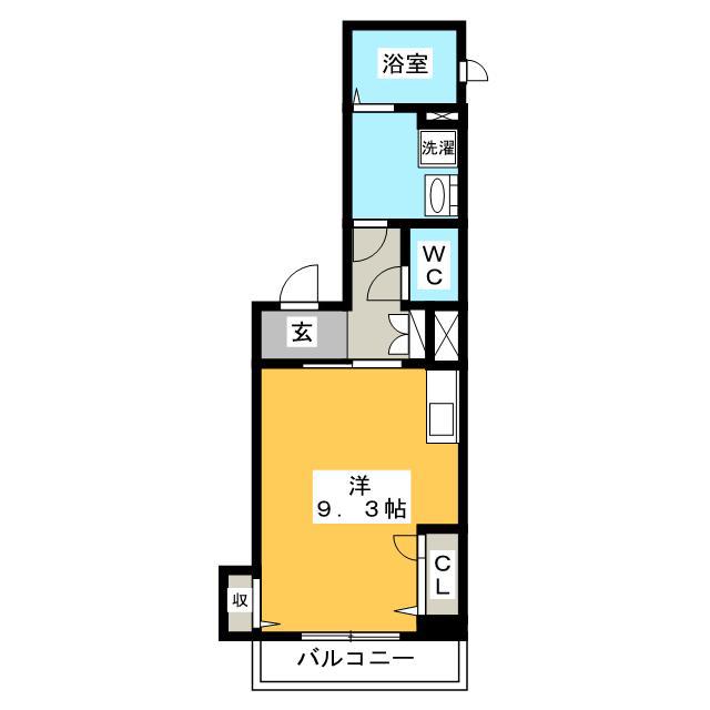 シャーメゾン千手堂(ワンルーム/3階)の間取り写真