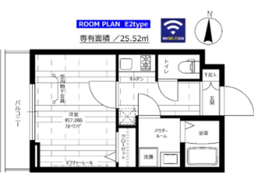 BREEZE MAISON HIKAWADAI(1K/4階)の間取り写真