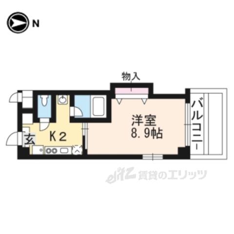 CASA DE ISSA(1K/3階)の間取り写真