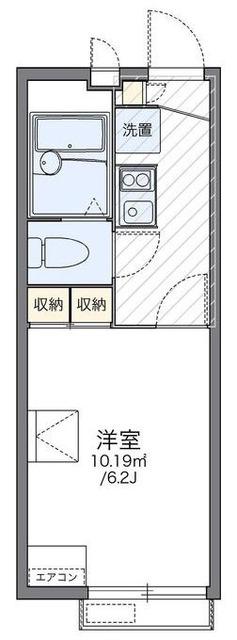 レオパレスTAKAデルタ(1K/2階)の間取り写真