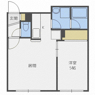 シェラ126(1LDK/3階)の間取り写真